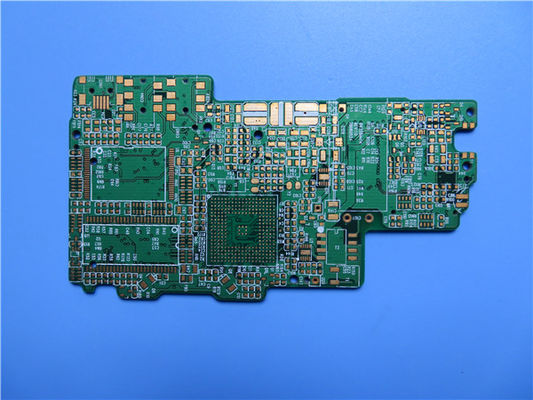 PCB híbrido rígido de 8 camadas construído em RO3003 e FR4 com via cega
