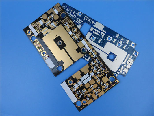 60 milímetros de RF-35 de radiofrequência PCB duplo lado HASL tela de seda branca