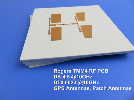 TMM4 Imersão de ouro Pcb para RF e microondas