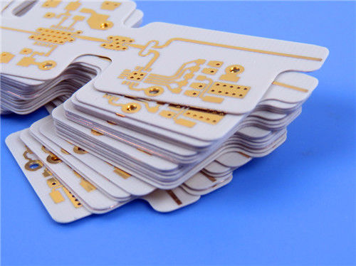 PCB de dois lados TFA300 10mil 0.254mm Imersão de ouro