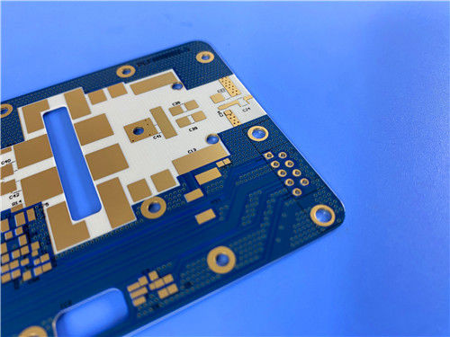 RF-60A PCB 2 camadas 25 mil espessura preto silkscreen imersão ouro