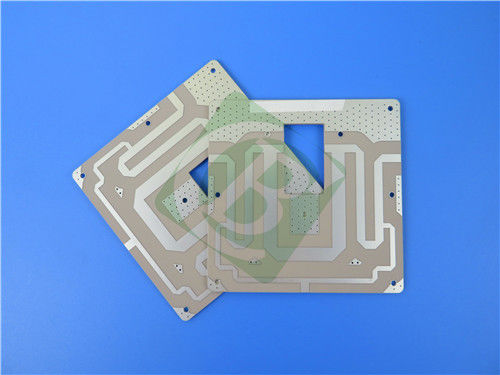 Solução de PCB RF-35 de 2 camadas com legenda branca em prata por imersão