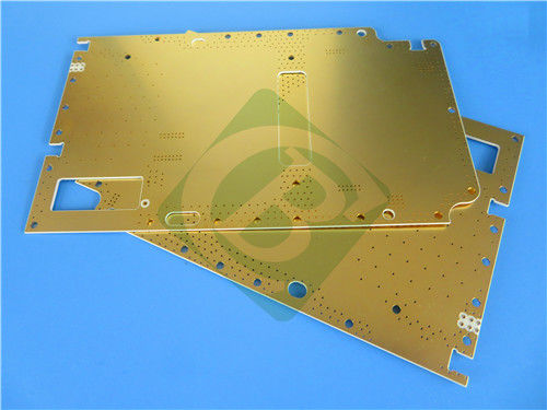 RO3210 PCB 2-camada 0,8 mm espessura de imersão de ouro acabamento