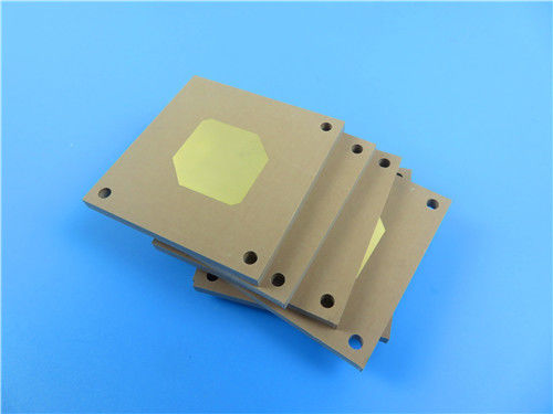 Revestimento em prata e ouro de PCB TMM4 de camada dupla de 1,6 mm