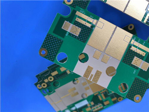Máscara de soldagem verde de 10 milímetros de PCB WL-CT440 de dois lados