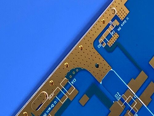 2 camadas CuClad 217 PCB Rogers 20 mil laminado com ouro de imersão