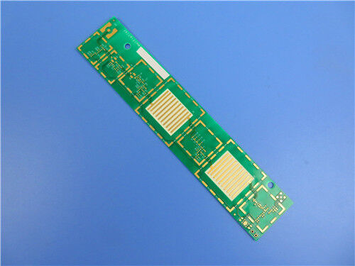 PCB híbrido de 8 camadas baseado em material RO4350B e FR4 com vias cegas