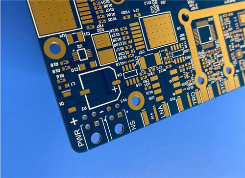 Placa de impedância controlada dielétrica mista RO4003C + RF4-370HR híbrida de 10 camadas