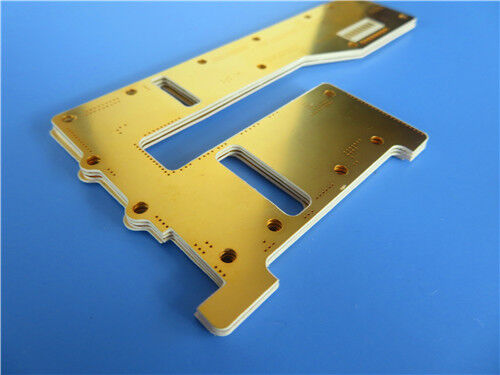 2-camada Rogers TMM13i PCB 0.6mm espessura imersão ouro acabamento