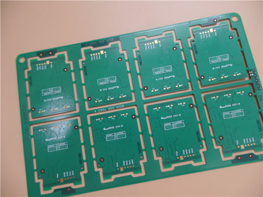 4 Layer 0.4mm FR4 Thin PCB Board With Immersion Gold For Data Acquisition