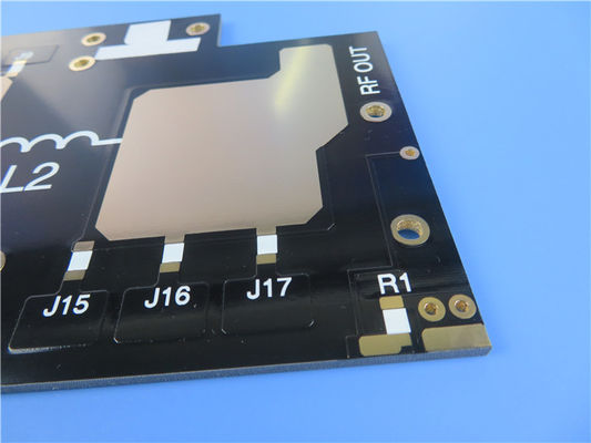 TP440 PCB 0,8 mm 2 camada de imersão placa de circuito de ouro