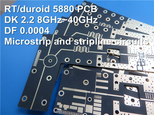 RT/PWB de Duroid 5880 RF placa para aplicações de alta frequência