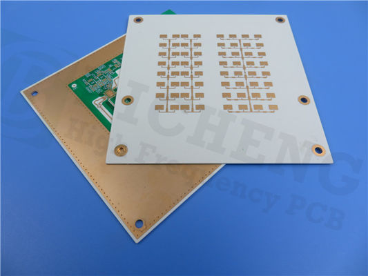 Placa PCB RF de alta frequência RO4350B preta fosca ecológica