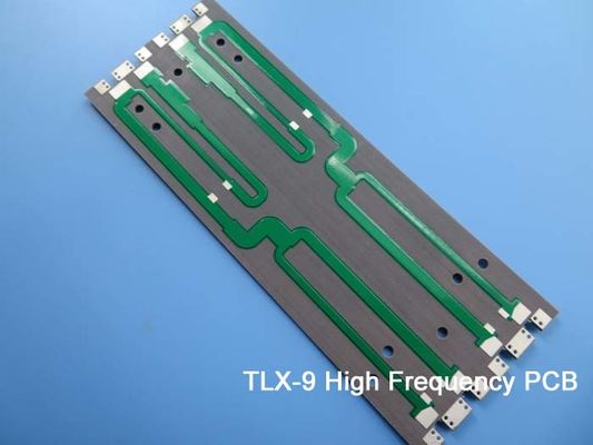 50 mil TLX-9 material de vidro PTFE RF PCB com máscara de solda verde