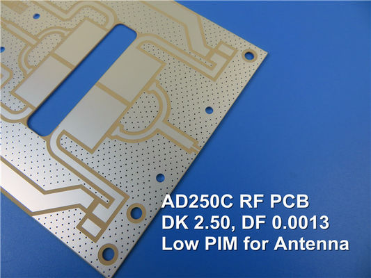 Rogers AD250 1.524mm 2 camadas PCB rígido sem máscara de solda