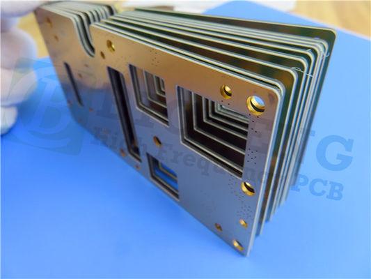 1.7mm 62 mil RT/duroide 5880 Duplo lado PCB imersão ouro acabado