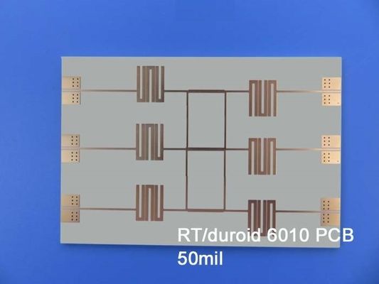 10mil Rogers RT/Duroid 6010.2LM Cerâmica PTFE PCB composto com imersão de ouro