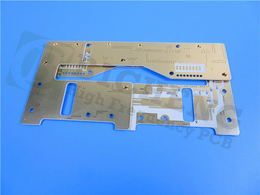 31mil RF-60A Duplo Lado 1oz Imersão de Ouro PCB com Silkscreen Branco