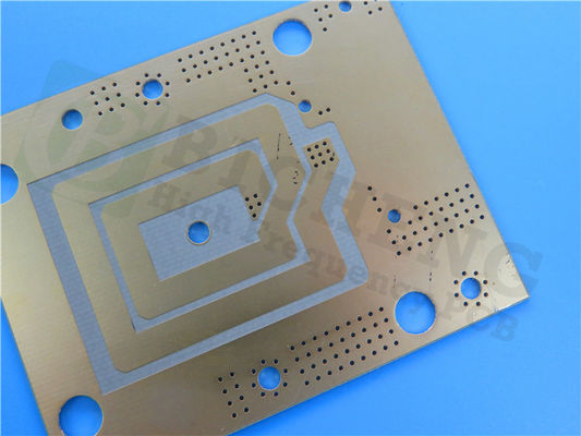 20 mil DiClad 880 RF PCB Board com Imissão Prata e Máscara de Soldadura Azul