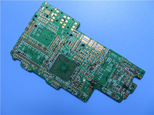 PCB híbrido rígido de 8 camadas construído em RO3003 e FR4 com via cega