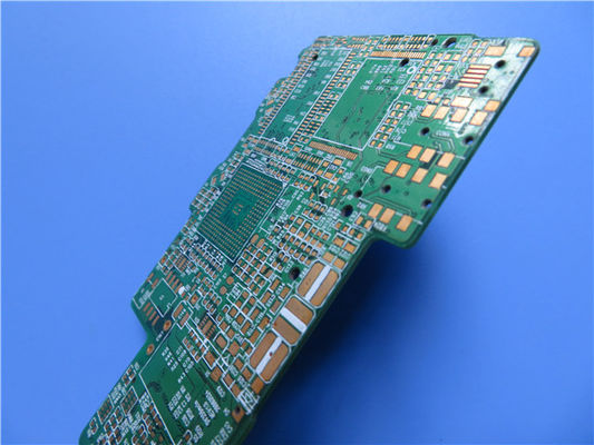 PCB híbrido rígido de 8 camadas construído em RO3003 e FR4 com via cega