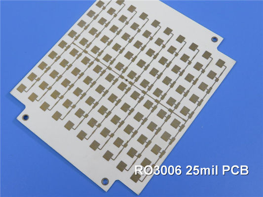 2L RO3006 RF PCB 1 oz Copper White Silkscreen com ENIG
