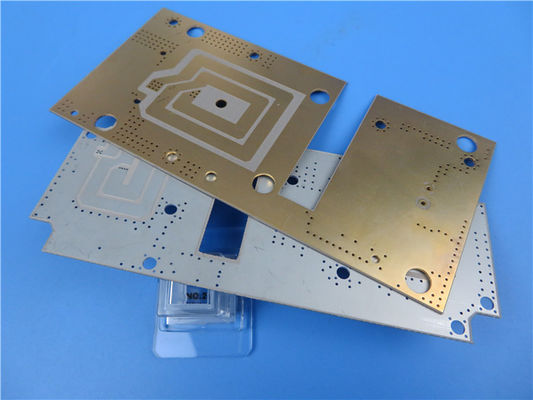 5 milímetros RF-35A2 PCB duplo lado imersão prata sem máscara de solda