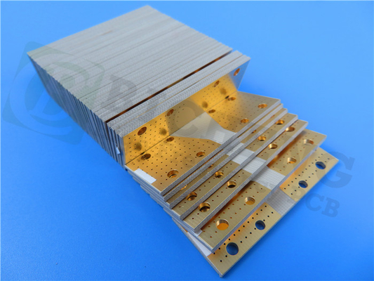 0.6mm RT Duroid 6035HTC 20mil 2-layer High Frequency PCB Immersion Gold
