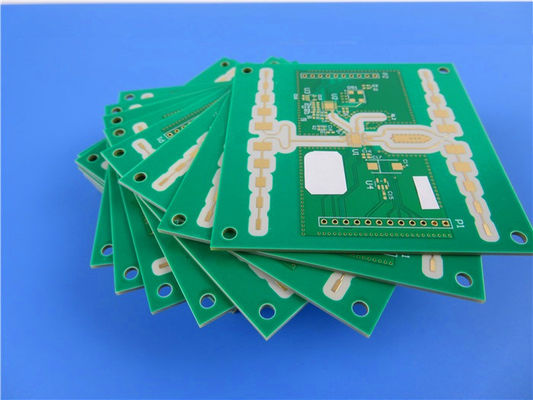 PCB RF em 30mil CLTE-XT Laminates Black Soldermask Imersão Estaca