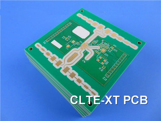 PCB RF em 30mil CLTE-XT Laminates Black Soldermask Imersão Estaca