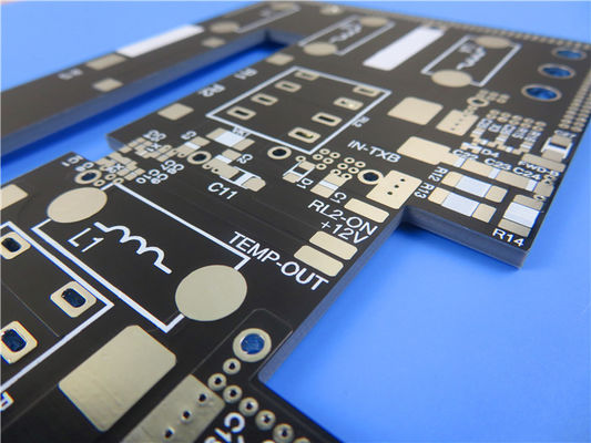 2 camadas DiClad 870 RF PCB 5mil 0.2mm ENIG Sem Soldermask