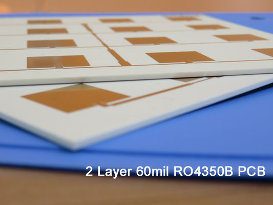 6.5mm RO4350B PCB Circuitos de dois lados ENIG