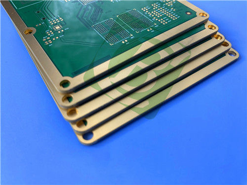 PCB de 12 camadas 370HR 1,6mm de espessura com acabamento ENIG e máscara de solda verde