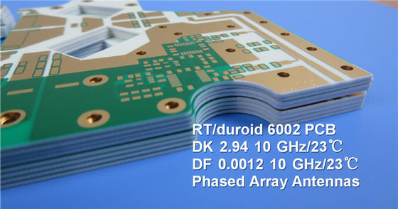 Placa de circuito impresso Rogers RT duroid 6002 10mil 0,254mm DK2.94 Rogers