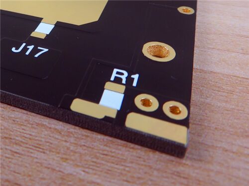 F4BTM350 PCB 2L Wangling 120mil Substrato Máscara de solda preta