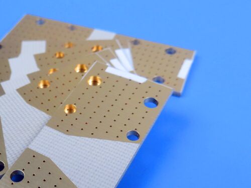 Placa de circuito RF-10 PCB de 25mil dupla camada 1OZ Alta Confiabilidade