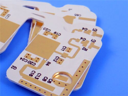 RO3003 PCB de 2 camadas, laminado Rogers de 10 mil, banho de prata / banho de ouro