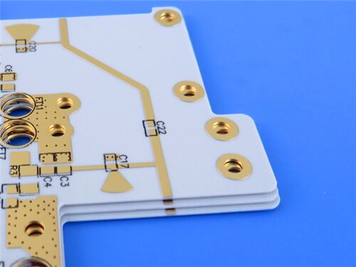 Rogers RO4835 PCB 6.6mil 2 camadas 20um Via Revestimento de Alta Frequência