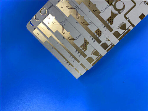 Placa de circuito impresso Rogers TMM13i de 2 camadas, material de 15 mil, serigrafia preta