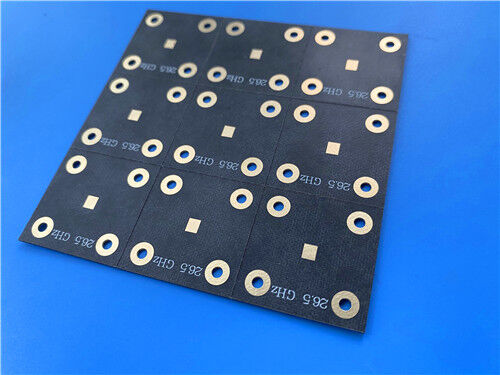 Placa de Circuito Impresso Taconic TLX-6 de 2 Camadas 0.2mm com Ouro de Imersão para Antena