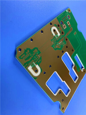 Placa de Circuito Impresso Híbrida Rogers RO4003C de 4 Camadas 0,75 mm com Banho de Ouro de 2u"