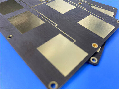 Placa de Circuito Impresso de RF para Micro-ondas Taconic TLX-8 de 2 camadas e 1,3 mm com ENIG