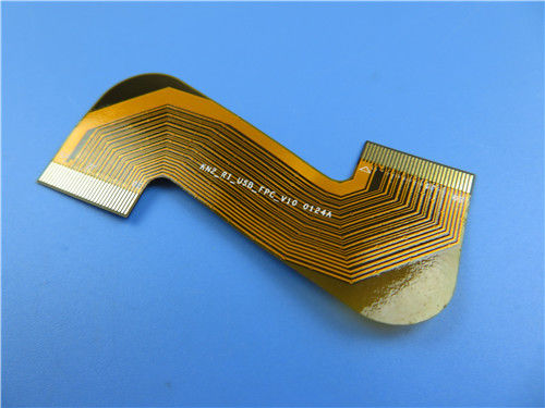 2 camadas F4BM245 PCB 0.6mm Imersão de ouro de alta frequência RF circuito impresso