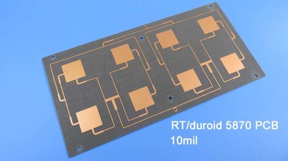 Rogers 5870 Multilayer UL Rogers PCB Board PTFE reforçado com microfibra de vidro