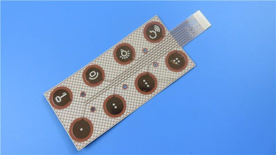 0.06mm PET Transparente PCB flexível Imersão Finish Superfície de Ouro
