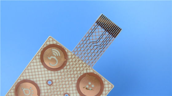 0.06mm PET Transparente PCB flexível Imersão Finish Superfície de Ouro
