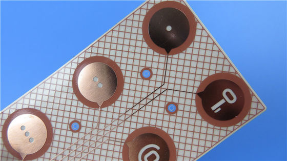 0.06mm PET Transparente PCB flexível Imersão Finish Superfície de Ouro