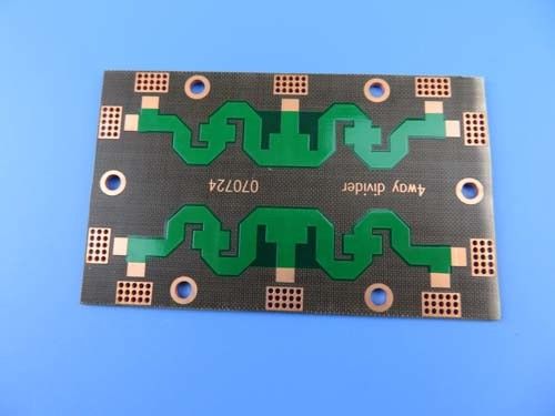 O dobro de DK2.65 PTFE tomou partido do OSP e da máscara verde para a placa de circuito alta de Frequancy dos combinadores