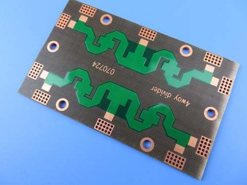 O dobro de DK2.65 PTFE tomou partido do OSP e da máscara verde para a placa de circuito alta de Frequancy dos combinadores