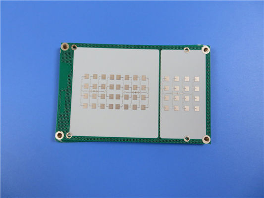 8mil RO4003C Substrato PCB de Alto Desempenho de 2 camadas Imersão Ouro Preto Silkscreen